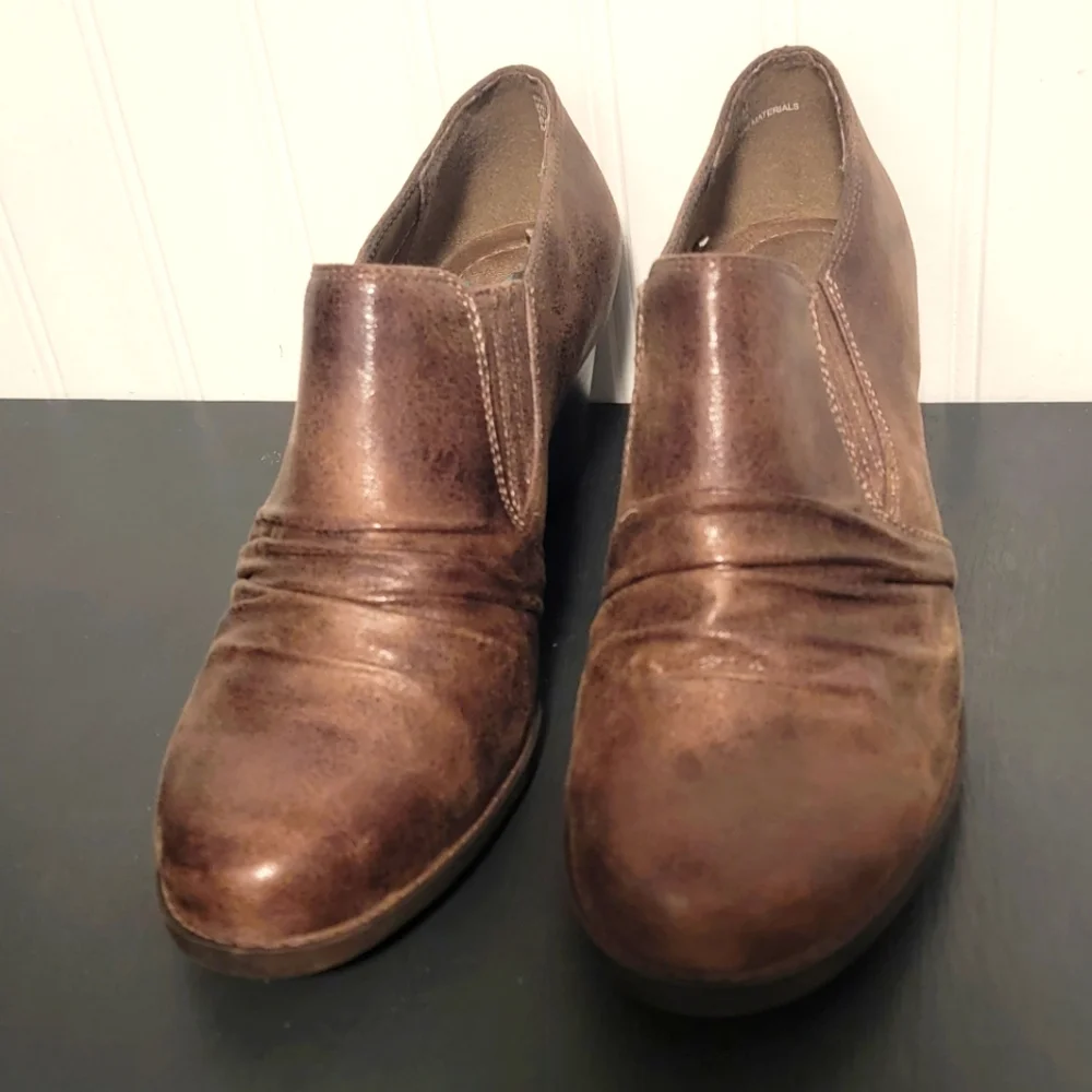 Yuu Ranchen Brown‎ Booties Shoes Size 6.5 New No Box